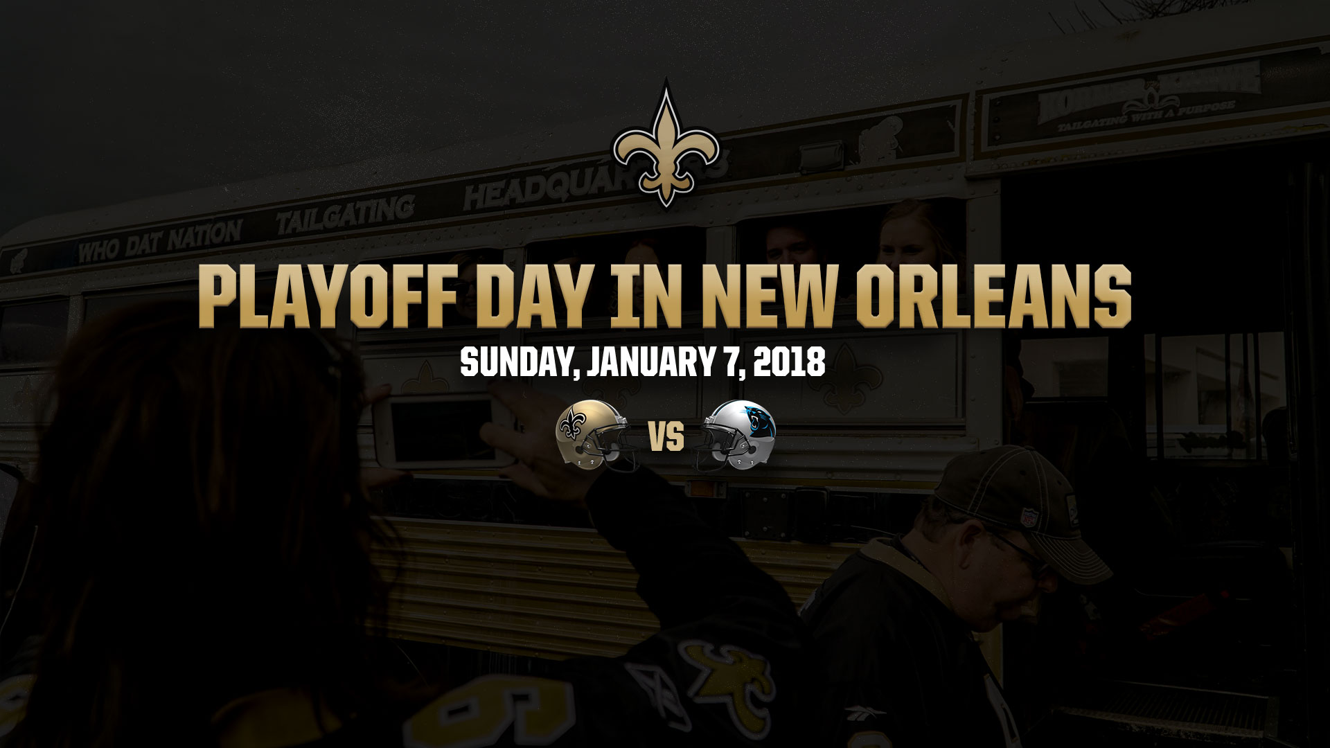 Playoff Day in New Orleans January 7, 2018